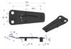 Blade holder for Polish rotary mower, open fi 19 Waryński