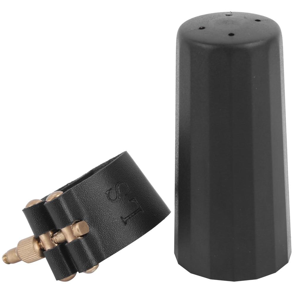 Крепления для колпачка лигатуры альт-саксофона из искусственной кожи, пластиковые аксессуары для мундштука