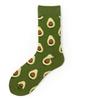 Сотни модных индивидуальных хлопковых носков унисекс для мужчин Happy Street Skateboard Fruits Harajuku Gift Funny Boys Male Dress Sox