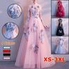 Traditional Embroidered Floral Cheongsam Elegant Half-sleeved Chinese Female Evening Dress Retro Oriental Bridal Wedding Cheongsam