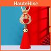 Charming Colorful Heart Lucky Bag Tassel Keyring With Sparkling Rhinestones For Gifts