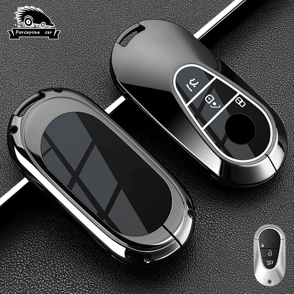 Чехол-брелок из цинкового сплава для Mercedes Benz Amg E C S Glc Класса E200 E400 E63 W213 S550 S560 C260 A200 Защитный корпус для ключа