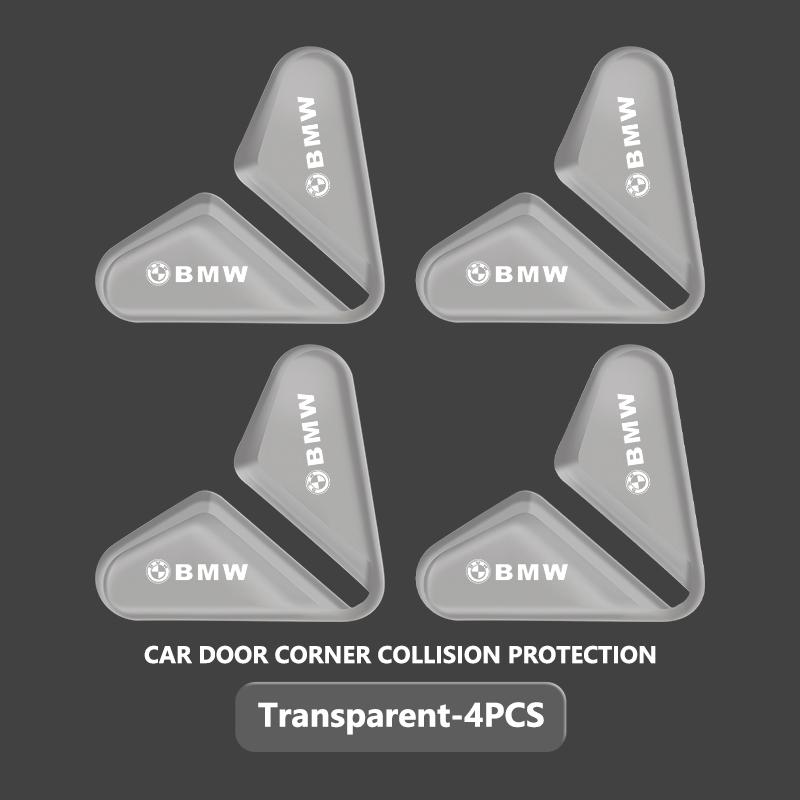 2/4pcs Car Door Corner Protective Anti-collision Guard Covers For BMW Performance X1 M3 M6 F01 F02 E34 E36 E60 F10 F20 X6