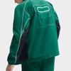 Fila Куртка мужская с логотипом в стиле колор-блок, на молнии, со стойкой, цвет кошачий глаз-зеленый F11M349703F-TQ