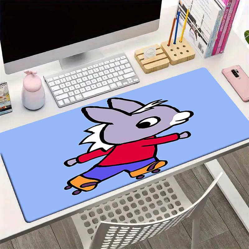Trotro Theme Mouse Pad, Non Slip Rubber Base, Multifunctional Office & Home Decor, Perfect for Workspace Personalization.