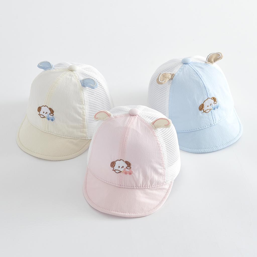 Children's Embroidered Duck Tongue Hat