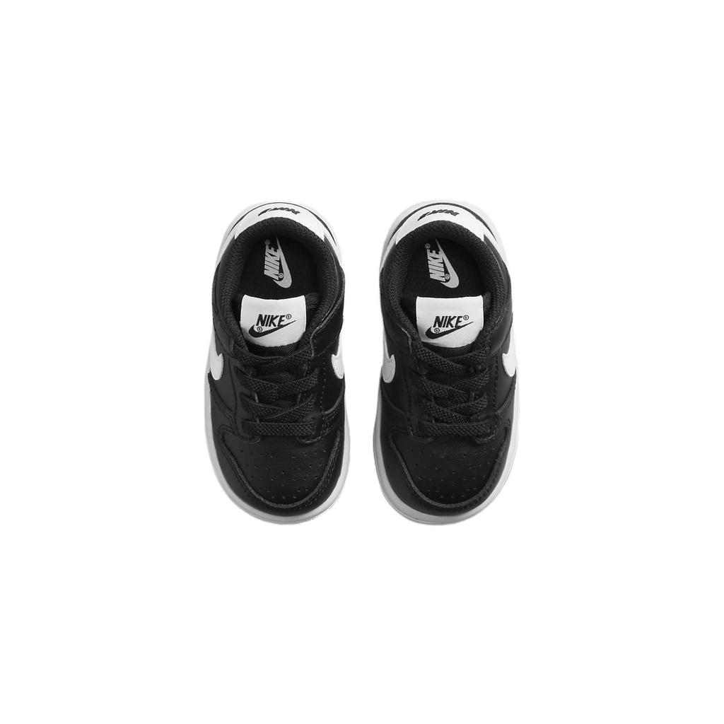 Nike Детские кроссовки Dunk Low TD Black Panda 2.0 белые FD1233-001