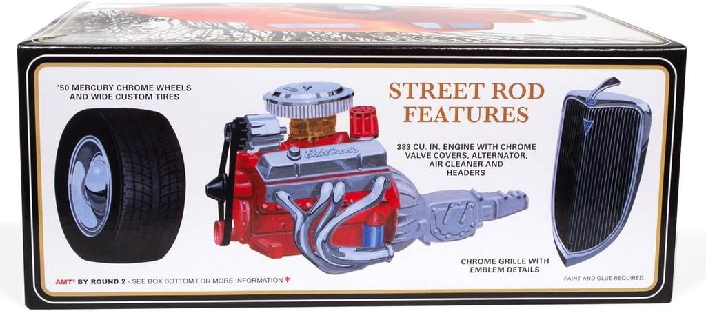 Platz AMT 1934 Ford 5 Window Coupe Street Rod Пластиковая модель AMT1384 1/25