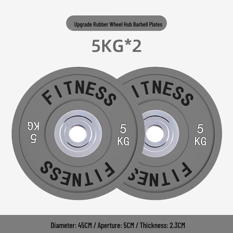 Yimai Rubber Coated Olympic Weight Plates Set