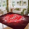 Hull KR Design Crystal Velvet Rug Soft Decorative Mat for Bedroom Entrance