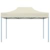 vidaXL Profi-Partyzelt Faltbar 3×4 m Stahl Creme