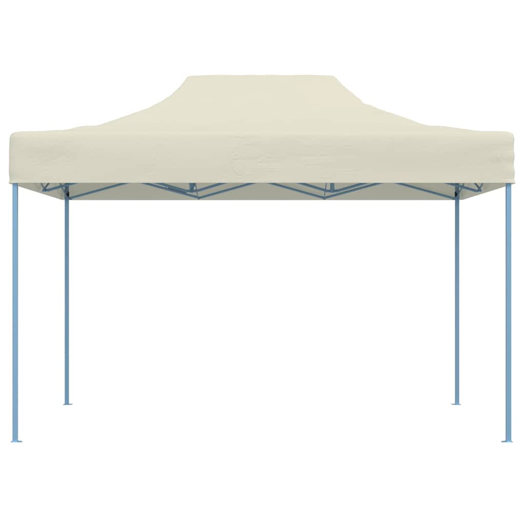 vidaXL Profi-Partyzelt Faltbar 3×4 m Stahl Creme