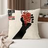 Band GGreen DDay Saviors Hot Album Pillow Case Suitable For Bedrooms Living Rooms Cars Home Decoration
