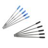 10PCS Premium Metal Pen Refills Blue Black Ink Refills 115mm Replacement Ballpoint Pen Refills 1mm Tip Pen Refill