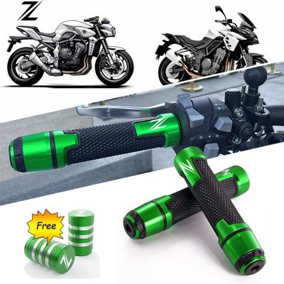 Для Kawasaki Z650 Z750 Z800 Z900 Z1000 Z250 Z400 Аксессуары для мотоциклов CNC Противоскользящие ручки руля Концы ручки Крышка руля Ручка