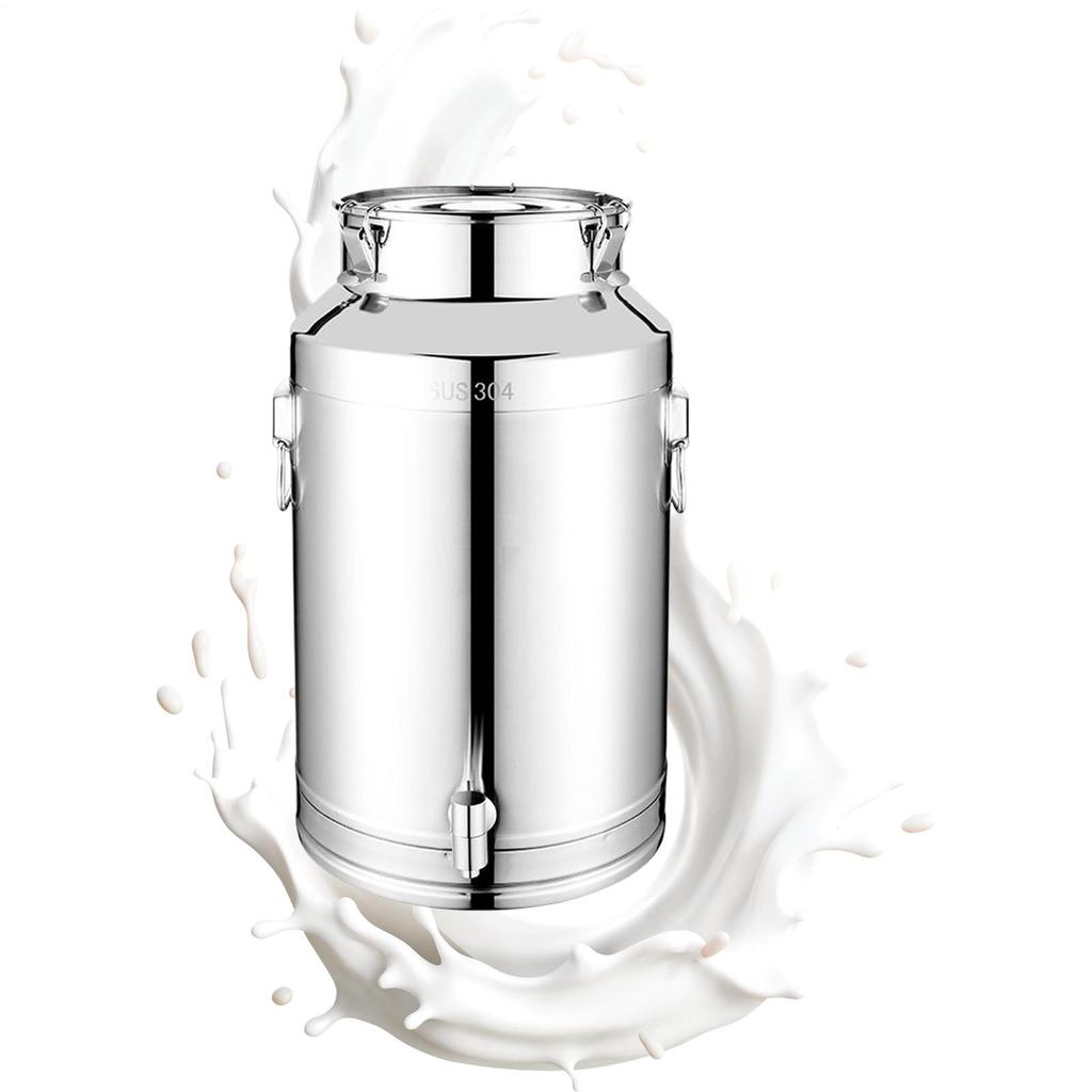 5L/9L Stainless Steel Bucket Wine Bucket Airtight Stainless Steel Milk Bucket With Lid Kitchen Oil Storage Container