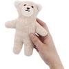 100 Organic Cotton Imabari Towel Soft Texture Bear Plush Toy S Approximately 16cm Easy Babies Hug Softness Hand-Embroidered Innocent Gentle Features