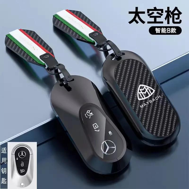 Car Remote Key Case Cover Fob For Mercedes Benz 2022 C S Class W206 W223 C260 C300 S400 S450 S500 Maybach Shell Protector qi1