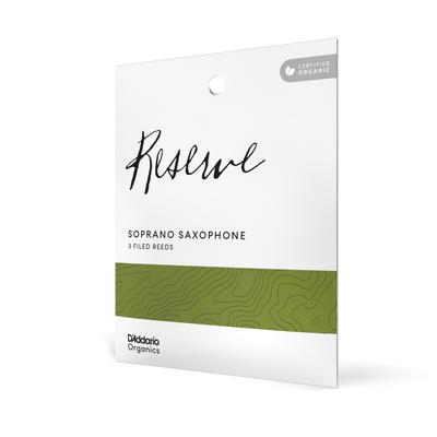 Деревянные духовые Инструменты Саксофон-сопрано USDA Organic RESERVE ODIR03305 3 трости в упаковке D'Addario D'Addario Трости, Сертифицированные, [Твердость 3.0+],