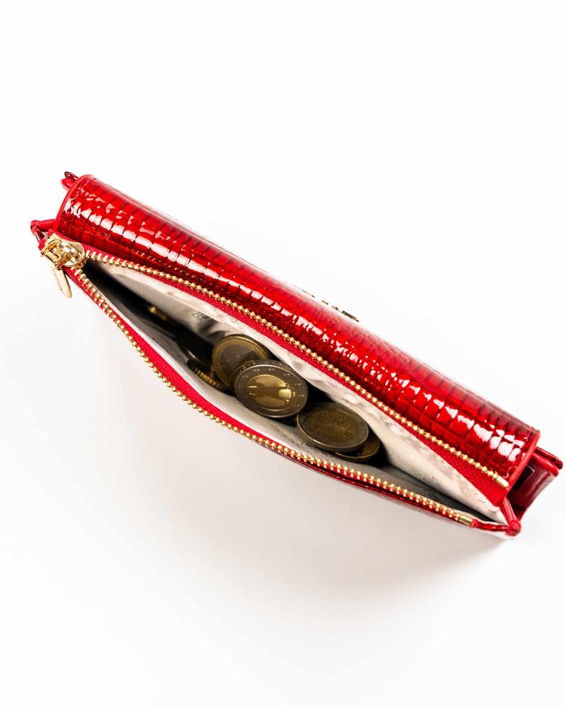 Portfel damski eko PTN-POR-04-RS-7178 Red