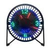 USB LED Часы Мини Вентилятор Охлаждающие Вентиляторы