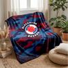 Blackburn Rovers Football Print Flannel Blanket, Soft Warm Lightweight Throw Blanket for Sofa Bed Camping