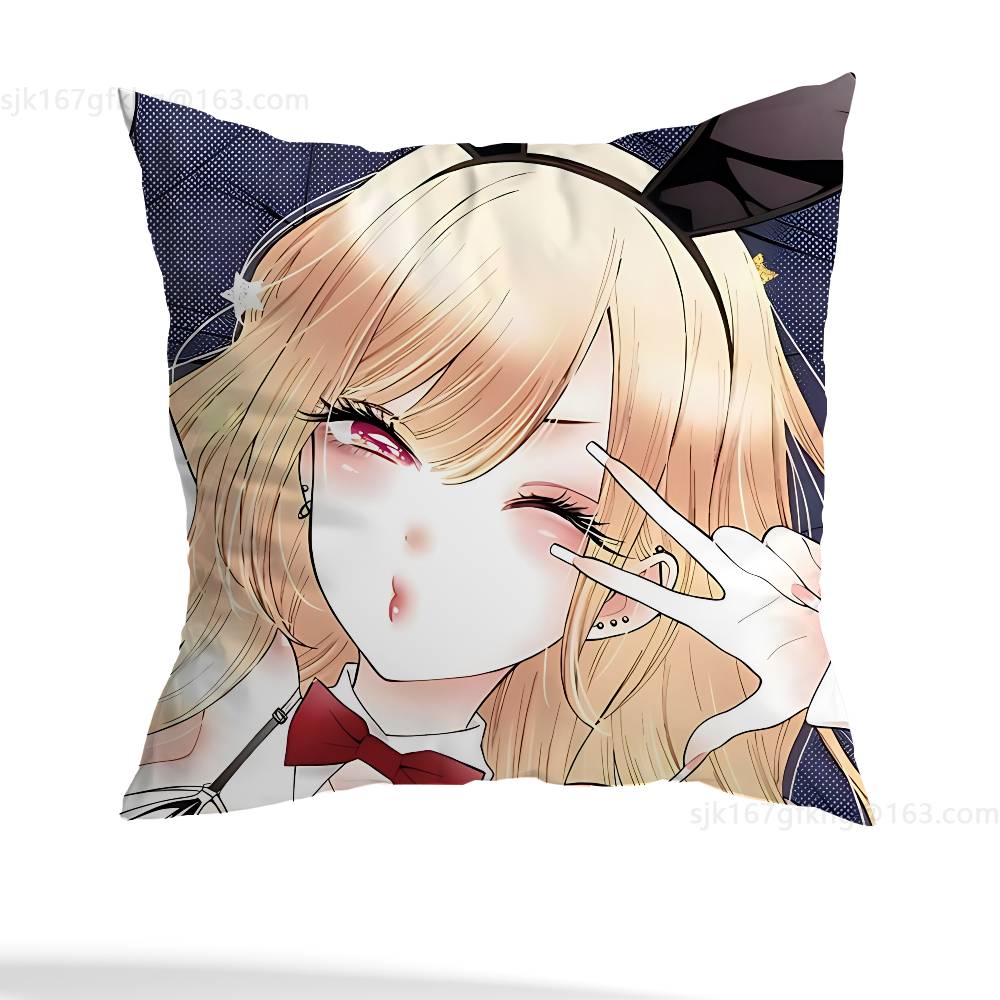 K-Kitagawa Marin Pillow Cover Living Room Sofa Cushion Cover Bedroom Room Bed Pillow Cover Home Decoration