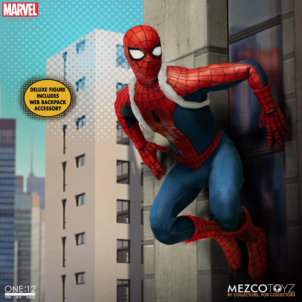 Потрясающая фигурка Человека-паука DX Edition Коллекционная Красная Средняя 644880 Spider-Man 1/12 One12
