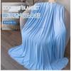 Cooling Blanket 80D Ice Silk Fabric Double-Sided Chilled Bed Cover Lightweight Airy Throw Hot Nights