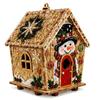 Plymagic DIY Жемчужное искусство - Рождественская коллекция, 3D деревянный домик, набор со стразами и жемчужными бусинами