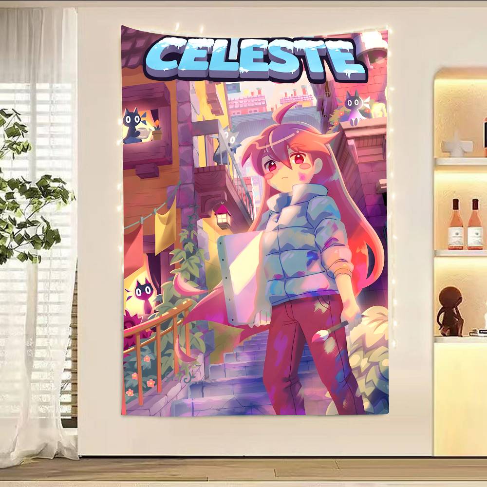 Celeste Game Классический Кино Фото Фон для Девочек Праздник Baby Shower Декор Фея Стол Детский Десертный Стол Баннер Поставка