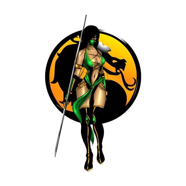 J549 # Копье Скорпиона Mortal Kombat Китана наклейка на автомобиль виниловая наклейка водостойкие украшения наклейки для автомобиля