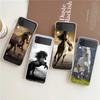 Running Horse Animal Clear Phone Case For Samsung Galaxy Z Flip 4 Case Thin High Hard PC Shell On For Galaxy Z Flip 3 5G Cover