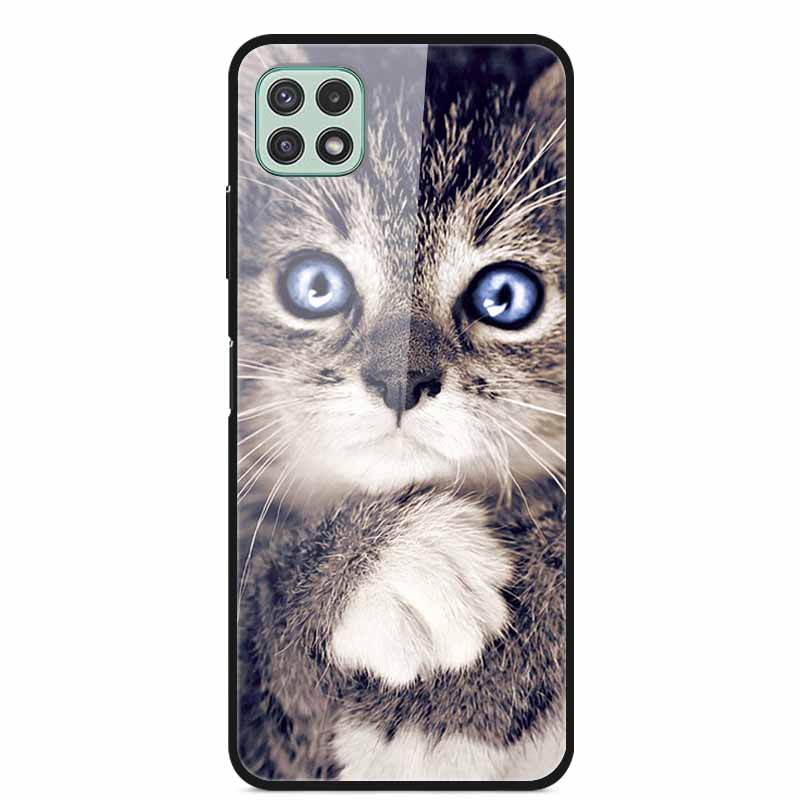 For Samsung Galaxy Wide5 Case Tempered Glass Hard PC Phone Back Cover for Galaxy Wide 5 Bumpers Cases Shell Coque 6.6'' SM-E426S