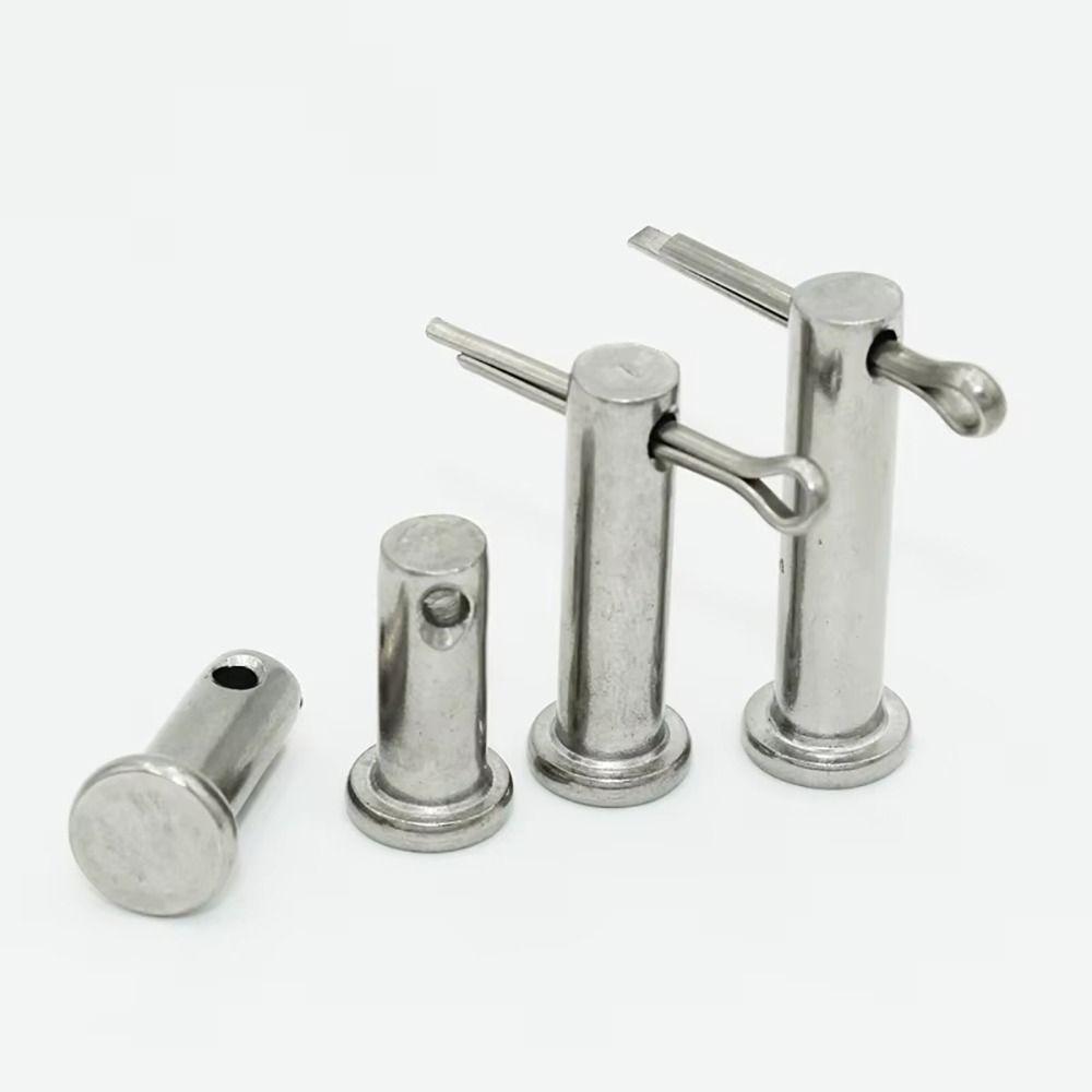 1 комплект Цилиндрический установочный штифт Плоскоголовый штифт-заглушка Комплект Прочный штифт Ось штифта Шплинт