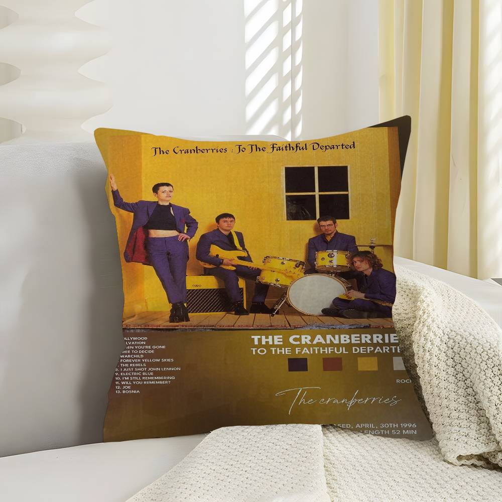 TheCranberries Band Personalized Pillow Dust Cover Bedroom Kids Party Decoration Pillowcase Birthday Children Gift