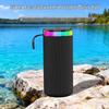 Уличная Bluetooth-колонка W17: Высококачественный звук, красочные световые эффекты, большой объем, слот для карты