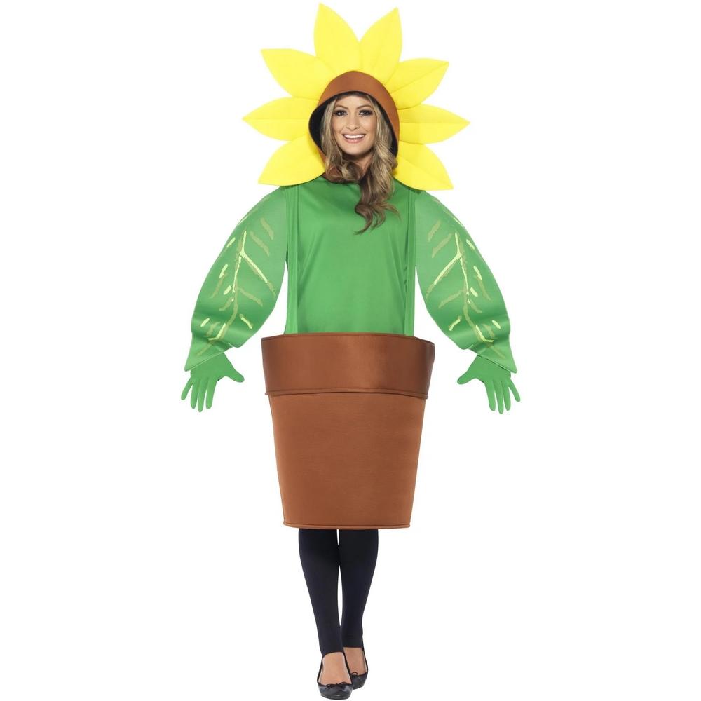 Smiffys Unisex Adult Sunflower Costume Set