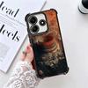 Roman Colosseum Soft Phone Case For Xiaomi Redmi Note 14 15 Pro Plus 13 12 11S 11T 5G 10 9S 9 Plating Anti-Fall Fundas