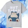 Anime Snorlax Printed Tshirt Unisexs And Womens Tshirt Unisexs Tops Harajuku Y2k Tshirt 2026 Summer New Tee Streetwear