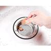 Kitchen Sink Strainer With Handle Design Stainless Steel Rust Free Anti-clogging Drain Strainer