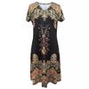 Summer Street Women's A-list Dress Elegant V-neck Short Sleeved Floral Print Casual Dresses
