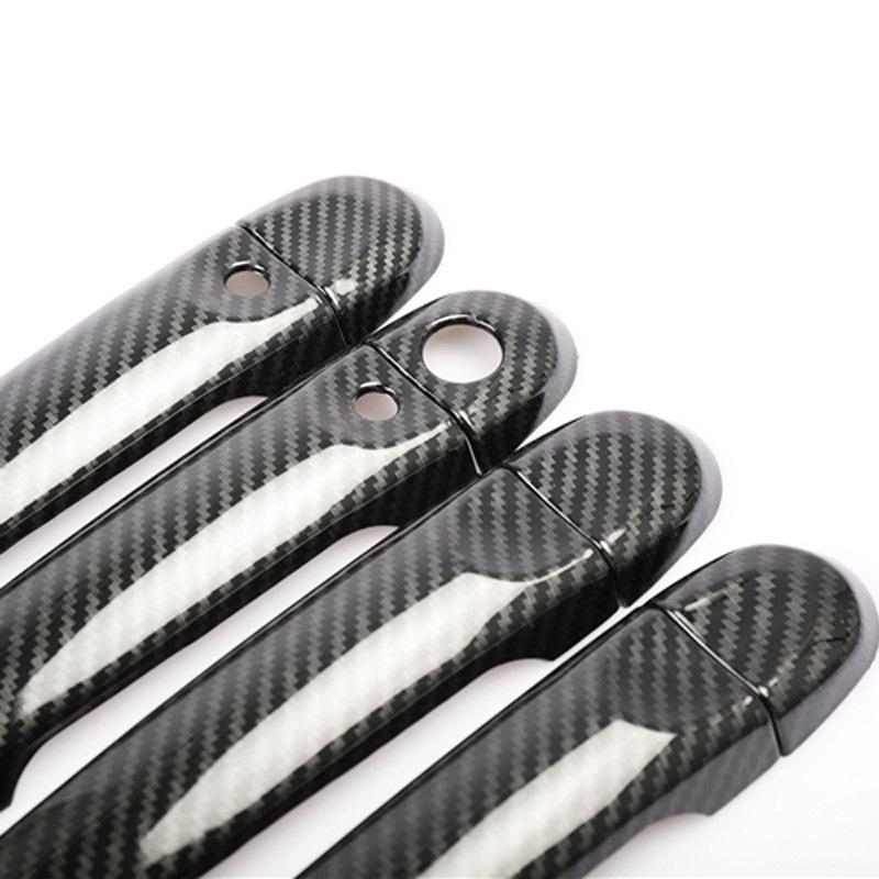 For Nissan Note Versa E12 2017 2018 8PCS Car Door Handle Bowl Protector Cover Trim Molding ABS Car Styling Accessories