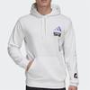 Adidas Sweatshirts Men's White Hooded Moderate Regular GI6397