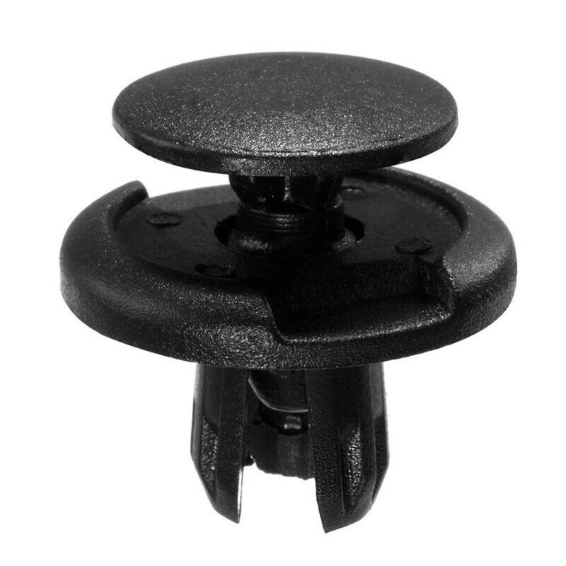 50 шт., 8 мм, пластиковые заклепки с отверстиями, зажимы для обшивки двери автомобиля, бампера