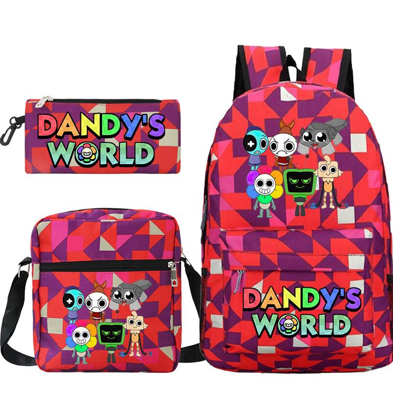Game Merchandise Printed Backpack Primary And Secondary School Schoolbag Combination Set