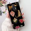 Чехол для телефона Samsung Galaxy A6 Plus 2018 На Samsung A6+ (2018) A6 A600F A605G Элегантные Цветочные Кошачьи Мягкие Силиконовые Прозрачные TPU Чехлы