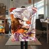 1 шт. Фланелевое одеяло с принтом Kamisama Kiss, Высококачественное, Для всех сезонов, Декор для дома, Тепло и уют, Идеально для рождественских подарков