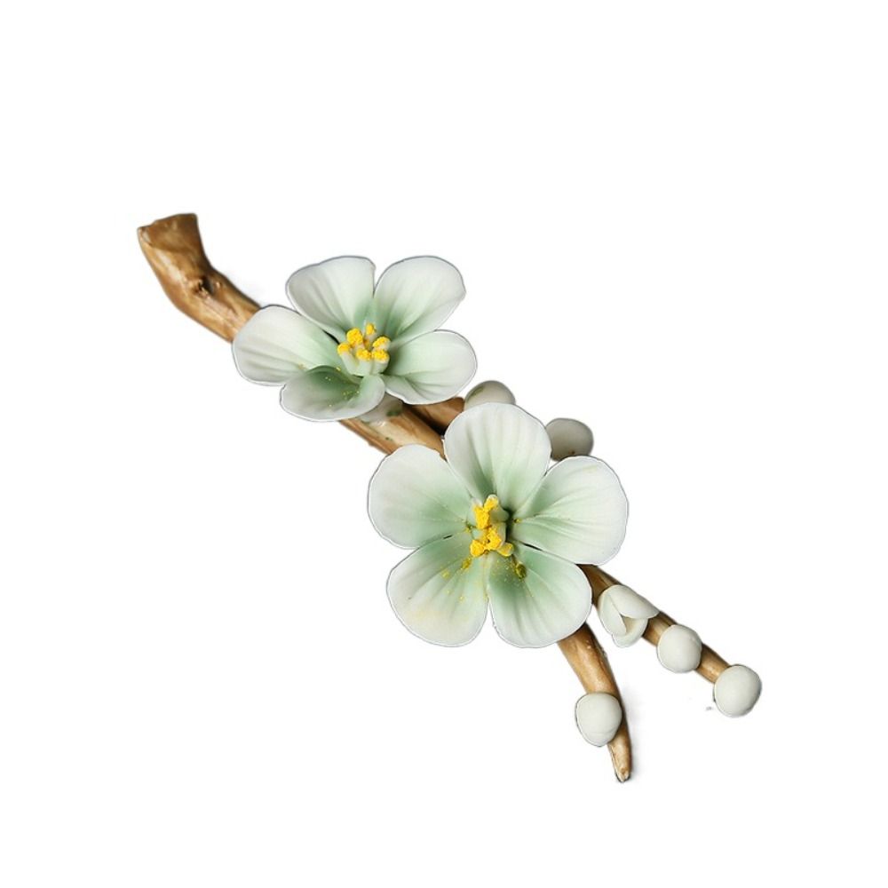 Flower Shape Incense Stick Holder Ceramics Aromatherapy Base Gift Tea Table Oraments Yoga Studios