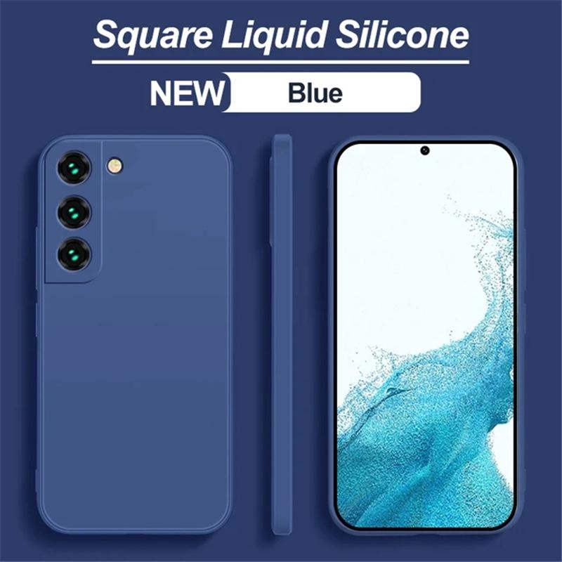 Luxury Original Liquid Silicone For Samsung Galaxy A05S A04S A04E A14 A54 A23 A33 A53 A73 A13 A32 A52 M53 A72 S20 S21 S22 S23 Ultra Plus Phone Cases